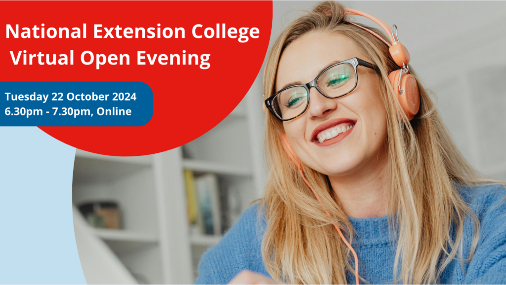 NEC is holding a virtual open evening on Tuesday 22nd October 2024.